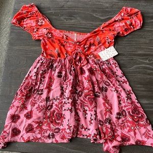 Free People top size large NWT